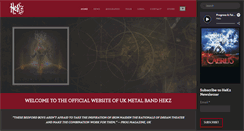 Desktop Screenshot of hekztheband.com