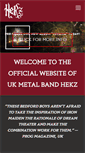 Mobile Screenshot of hekztheband.com